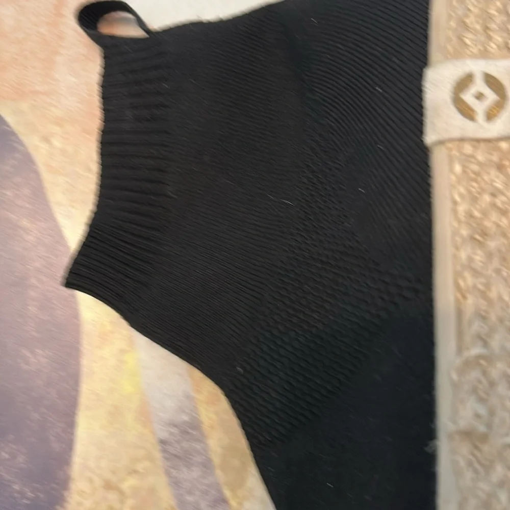 Nalho Knit Black Ankle Bootie - Picture 5 of 8